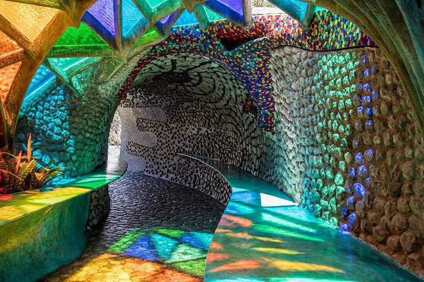 мозаика и витражи биоархитектуры мексики