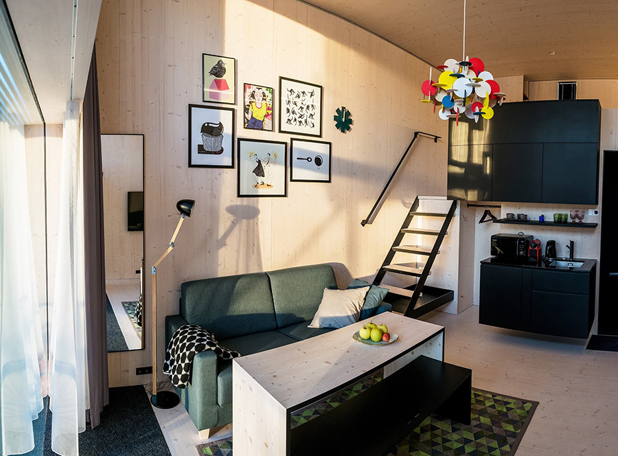 бетонный минидом однокомнтаный