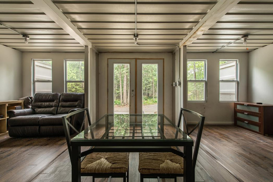 Дом из контейнеров изнутри