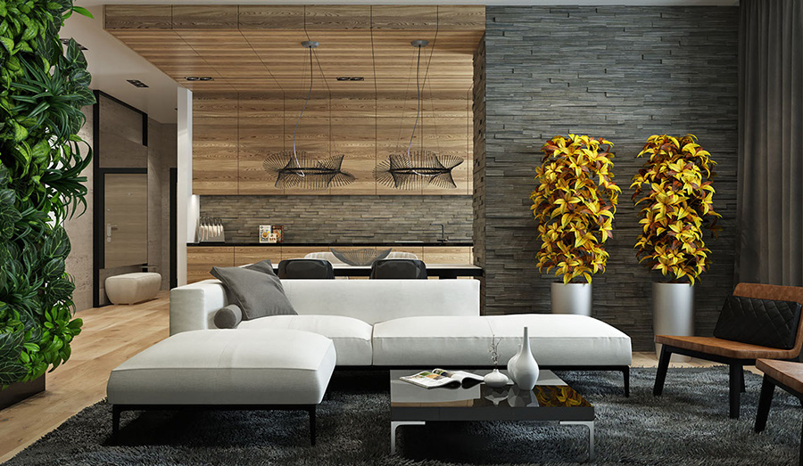 фактура камня в комнате